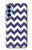 S2345 Navy Blue Shavron Zig Zag Pattern Hülle Schutzhülle Taschen für Samsung Galaxy A15 5G