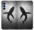 S2367 Shark Monochrome Hülle Schutzhülle Taschen für Samsung Galaxy A15 5G