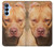 S2903 American Pitbull Dog Hülle Schutzhülle Taschen für Samsung Galaxy A15 5G