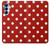 S2951 Red Polka Dots Hülle Schutzhülle Taschen für Samsung Galaxy A15 5G