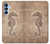 S3214 Seahorse Skeleton Fossil Hülle Schutzhülle Taschen für Samsung Galaxy A15 5G