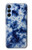 S3439 Fabric Indigo Tie Dye Hülle Schutzhülle Taschen für Samsung Galaxy A15 5G