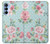 S3494 Vintage Rose Polka Dot Hülle Schutzhülle Taschen für Samsung Galaxy A15 5G