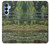 S3674 Claude Monet Footbridge and Water Lily Pool Hülle Schutzhülle Taschen für Samsung Galaxy A15 5G