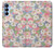 S3688 Floral Flower Art Pattern Hülle Schutzhülle Taschen für Samsung Galaxy A15 5G
