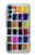 S3956 Watercolor Palette Box Graphic Hülle Schutzhülle Taschen für Samsung Galaxy A15 5G