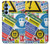 S3960 Safety Signs Sticker Collage Hülle Schutzhülle Taschen für Samsung Galaxy A15 5G