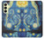 S0213 Van Gogh Starry Nights Hülle Schutzhülle Taschen für Samsung Galaxy A25 5G