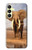 S0310 African Elephant Hülle Schutzhülle Taschen für Samsung Galaxy A25 5G