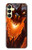 S0414 Fire Dragon Hülle Schutzhülle Taschen für Samsung Galaxy A25 5G