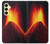 S0745 Volcano Lava Hülle Schutzhülle Taschen für Samsung Galaxy A25 5G