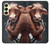 S1271 Crazy Cow Hülle Schutzhülle Taschen für Samsung Galaxy A25 5G