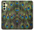 S1965 Peacock Feather Hülle Schutzhülle Taschen für Samsung Galaxy A25 5G