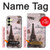 S2211 Paris Postcard Eiffel Tower Hülle Schutzhülle Taschen für Samsung Galaxy A25 5G