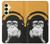 S2324 Funny Monkey with Headphone Pop Music Hülle Schutzhülle Taschen für Samsung Galaxy A25 5G
