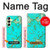 S2377 Turquoise Gemstone Texture Graphic Printed Hülle Schutzhülle Taschen für Samsung Galaxy A25 5G
