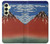 S2390 Katsushika Hokusai Red Fuji Hülle Schutzhülle Taschen für Samsung Galaxy A25 5G