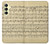 S2504 Vintage Music Sheet Hülle Schutzhülle Taschen für Samsung Galaxy A25 5G
