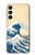 S2790 Hokusai Under The Wave off Kanagawa Hülle Schutzhülle Taschen für Samsung Galaxy A25 5G