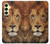 S2870 Lion King of Beasts Hülle Schutzhülle Taschen für Samsung Galaxy A25 5G