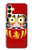 S3045 Japan Good Luck Daruma Doll Hülle Schutzhülle Taschen für Samsung Galaxy A25 5G