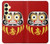S3045 Japan Good Luck Daruma Doll Hülle Schutzhülle Taschen für Samsung Galaxy A25 5G