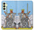 S3068 Tarot Card Queen of Swords Hülle Schutzhülle Taschen für Samsung Galaxy A25 5G