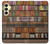 S3154 Bookshelf Hülle Schutzhülle Taschen für Samsung Galaxy A25 5G