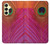 S3201 Pink Peacock Feather Hülle Schutzhülle Taschen für Samsung Galaxy A25 5G