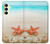 S3212 Sea Shells Starfish Beach Hülle Schutzhülle Taschen für Samsung Galaxy A25 5G