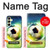 S3844 Glowing Football Soccer Ball Hülle Schutzhülle Taschen für Samsung Galaxy A25 5G