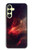 S3897 Red Nebula Space Hülle Schutzhülle Taschen für Samsung Galaxy A25 5G