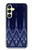 S3950 Textile Thai Blue Pattern Hülle Schutzhülle Taschen für Samsung Galaxy A25 5G S3950 Textile Thai Blue Pattern Hülle Schutzhülle Taschen für Samsung Galaxy A25 5G