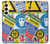 S3960 Safety Signs Sticker Collage Hülle Schutzhülle Taschen für Samsung Galaxy A25 5G