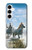 S0250 White Horse Hülle Schutzhülle Taschen für Samsung Galaxy A35 5G