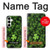 S0358 Clover Lucky Leaf Hülle Schutzhülle Taschen für Samsung Galaxy A35 5G