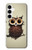 S0360 Coffee Owl Hülle Schutzhülle Taschen für Samsung Galaxy A35 5G