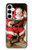 S1417 Santa Claus Merry Xmas Hülle Schutzhülle Taschen für Samsung Galaxy A35 5G