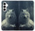 S1516 White Wolf Hülle Schutzhülle Taschen für Samsung Galaxy A35 5G
