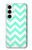 S1723 Mint Chevron Zigzag Hülle Schutzhülle Taschen für Samsung Galaxy A35 5G