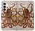 S2801 Vintage Octopus Hülle Schutzhülle Taschen für Samsung Galaxy A35 5G
