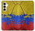S3306 Colombia Flag Vintage Football Graphic Hülle Schutzhülle Taschen für Samsung Galaxy A35 5G