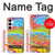 S3407 Hippie Art Hülle Schutzhülle Taschen für Samsung Galaxy A35 5G