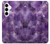 S3713 Purple Quartz Amethyst Graphic Printed Hülle Schutzhülle Taschen für Samsung Galaxy A35 5G
