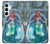 S3911 Cute Little Mermaid Aqua Spa Hülle Schutzhülle Taschen für Samsung Galaxy A35 5G S3911 Cute Little Mermaid Aqua Spa Hülle Schutzhülle Taschen für Samsung Galaxy A35 5G