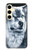 S0123 Grim White Wolf Hülle Schutzhülle Taschen für Samsung Galaxy S24