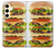 S0790 Hamburger Hülle Schutzhülle Taschen für Samsung Galaxy S24