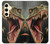 S0923 T-Rex Dinosaur Hülle Schutzhülle Taschen für Samsung Galaxy S24