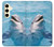 S1291 Dolphin Hülle Schutzhülle Taschen für Samsung Galaxy S24