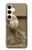 S1386 Paper Sculpture Owl Hülle Schutzhülle Taschen für Samsung Galaxy S24